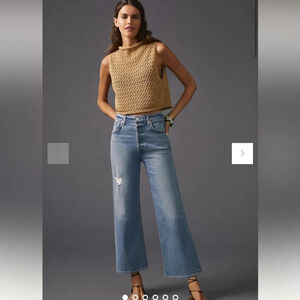 Citizens of Humanity Sacha High-Rise Wide-Leg Jeans, size 33